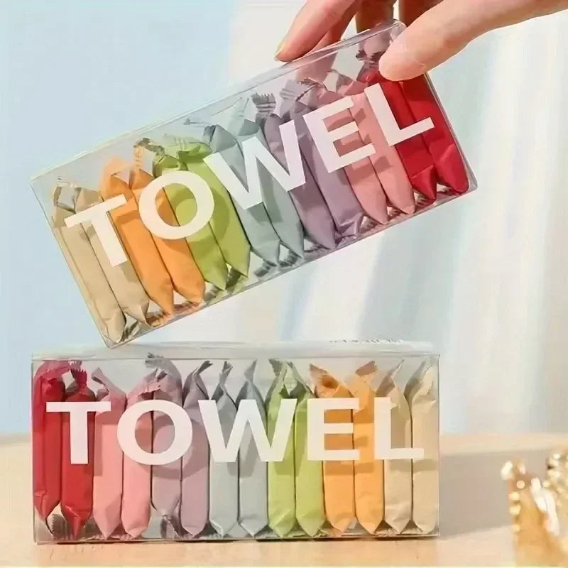 14/28/42PCS Disposable Compressed Towels