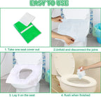 10/100pcs Disposable Toilet Seat Cover Paper Toilet Seat Covers