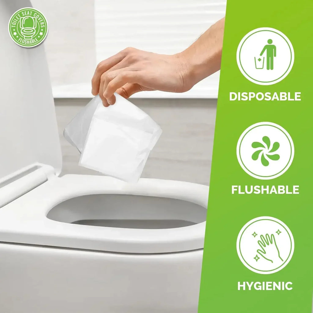 10/100pcs Disposable Toilet Seat Cover Paper Toilet Seat Covers
