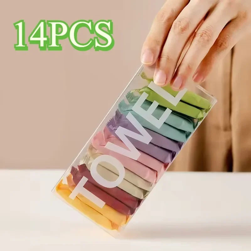 14/28/42PCS Disposable Compressed Towels