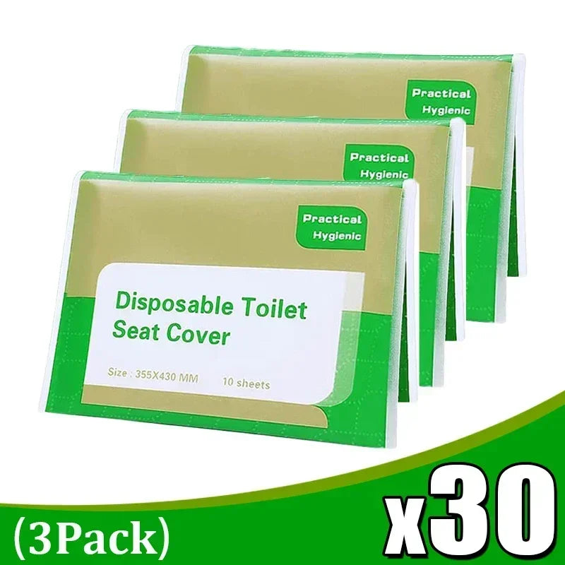 10/100pcs Disposable Toilet Seat Cover Paper Toilet Seat Covers