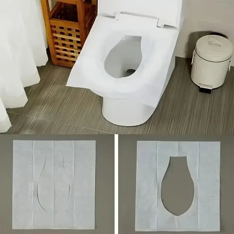 10/100pcs Disposable Toilet Seat Cover Paper Toilet Seat Covers