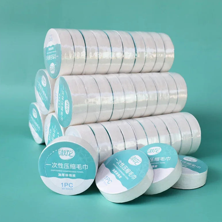 Set Compressed Towel Travel Quick-Drying Towel Trip
