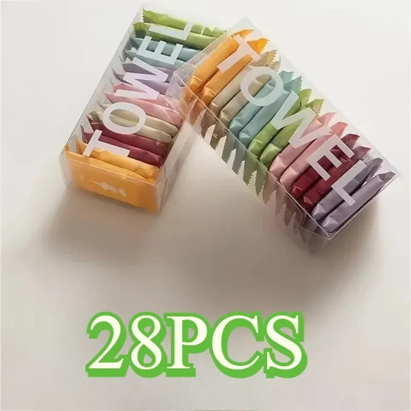 14/28/42PCS Disposable Compressed Towels