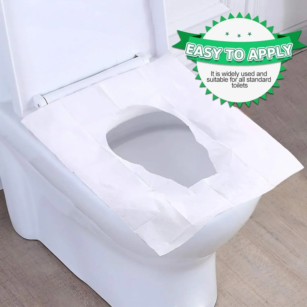 10/100pcs Disposable Toilet Seat Cover Paper Toilet Seat Covers